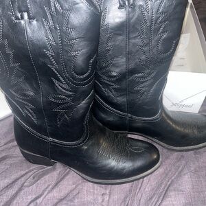 Black Western Cowboy Boots